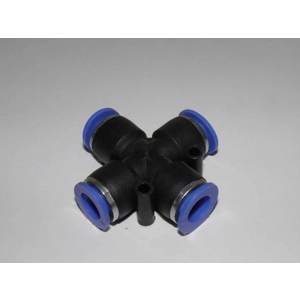 PUSH FITTING FOUR WAY