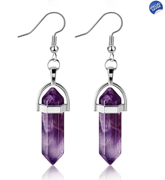 Purple Amethyst Earrings