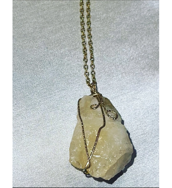 Yellow Tigers Eye Necklace