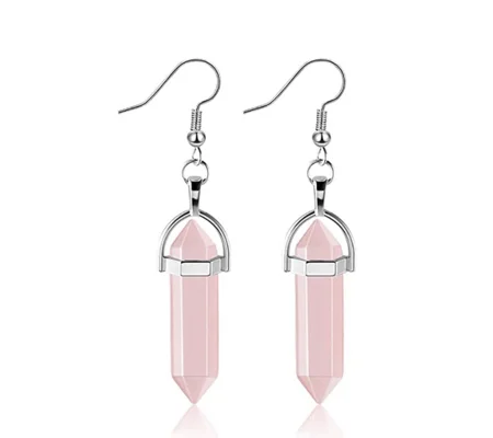 Rose Quartz Earrings