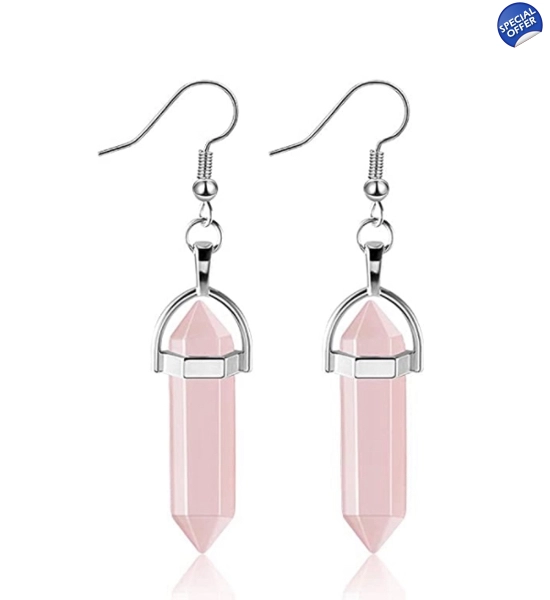 Rose Quartz Earrings