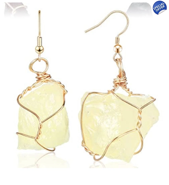 Yellow Citrine Earrings