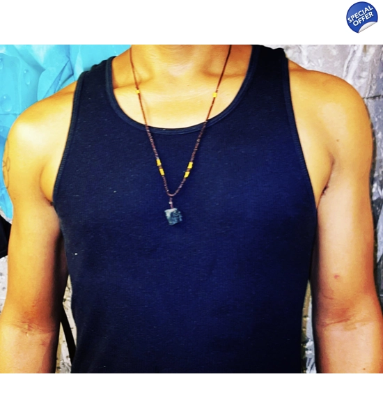 Black Tourmaline Chunk Necklace