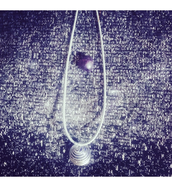 Purple Amethyst Necklace