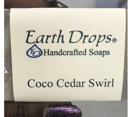 Cocoa Cedar Swirl Soap
