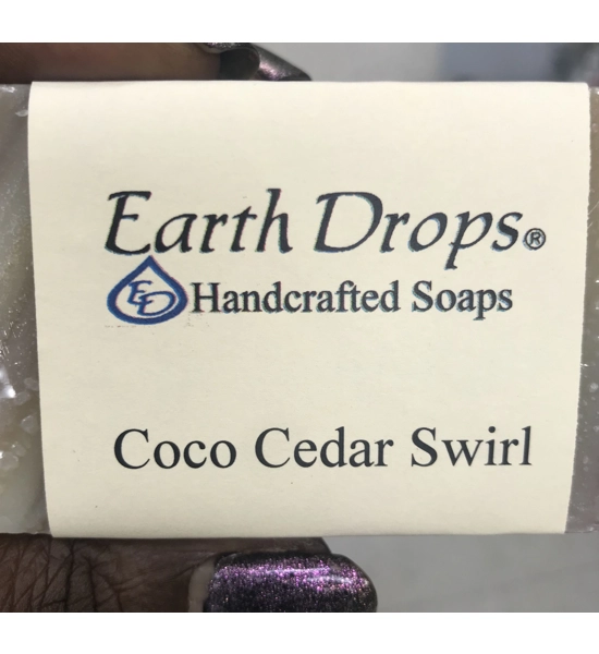 Cocoa Cedar Swirl Soap