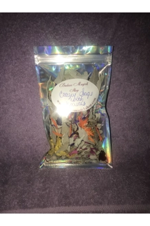 Loose White Sage with Rose Petals