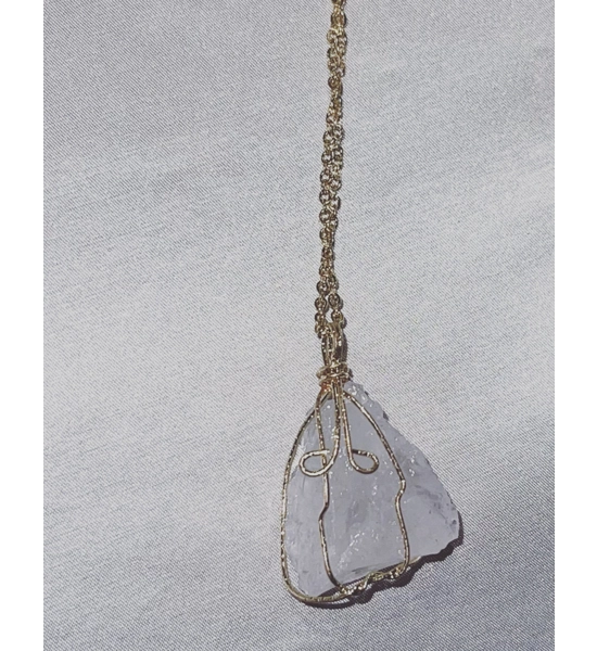 Quartz Crystal Stone Necklace