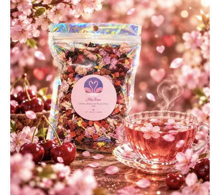 Mi AMOR’’ shimmering cherry blossom tea