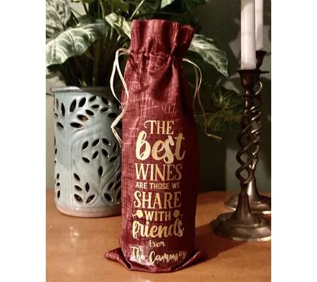 Personaled Wine Gift Tote