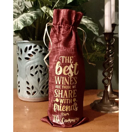 Personaled Wine Gift Tote