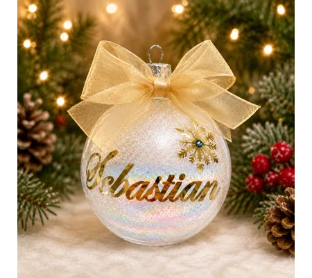 Personalized Name with Birthstone Ornament