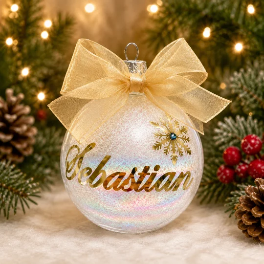 Personalized Name with Birthstone Ornament