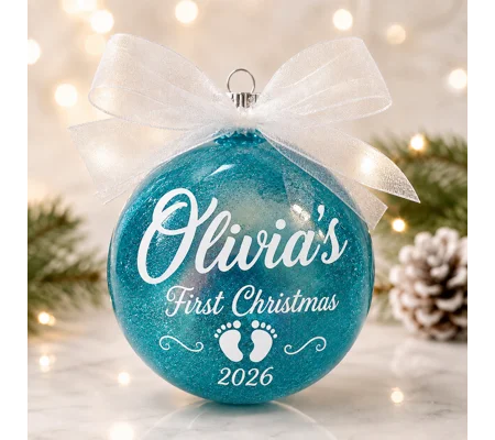 Personalized Name with Birthstone Ornament