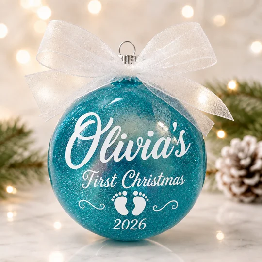 Personalized Name with Birthstone Ornament
