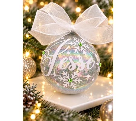 Personalized Name with Birthstone Ornament