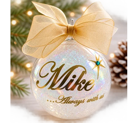 Personalized Memorial Christmas Ornament
