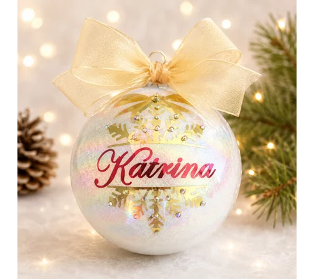 Personalized Name with Birthstone Ornament