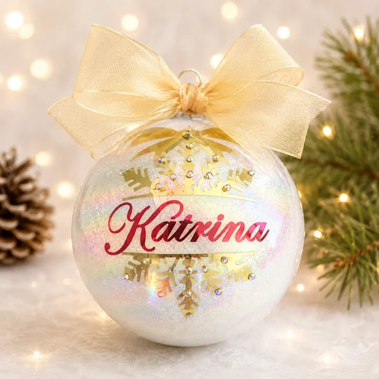 Personalized Name with Birthstone Ornament