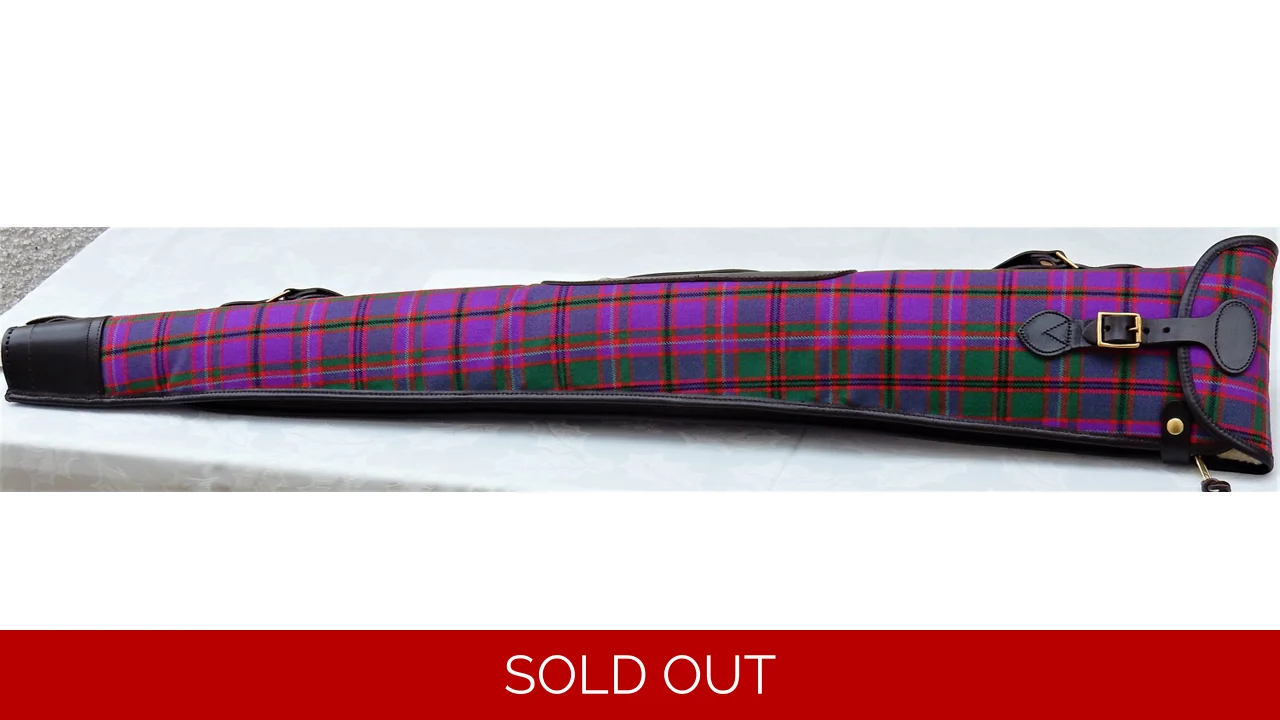 Tartan & Leather Trim Gun sl..
