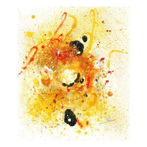 Big Bang Art - Yellow Orange