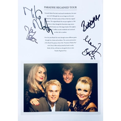 Signed Paradise Regained Tour Programme