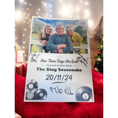 Hand Signed The Stag Farewell to Mike Brochure