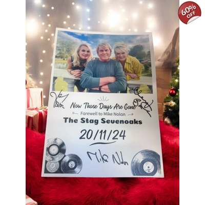 Hand Signed The Stag Farewell to Mike Brochure