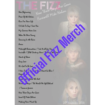 THE STAG HAND SIGNED A4 SETL..