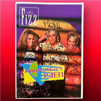 HAND SIGNED PARTY LIKE ITS 1981 BROCHURE