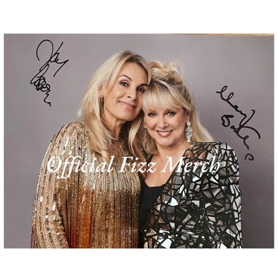 Large Hand Signed Cheryl & Jay Photo