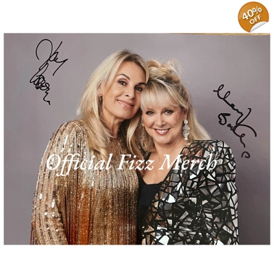 Large Hand Signed Cheryl & Jay Photo