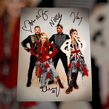 Signed Union Jack Photo