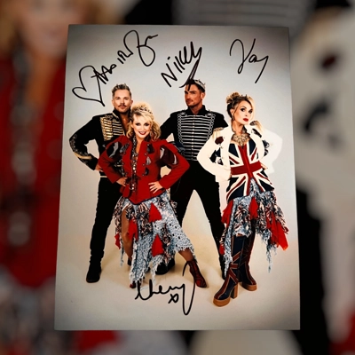 Signed Union Jack Photo
