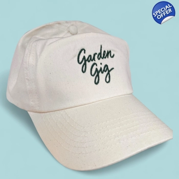 Embroidered Garden Gig Cap