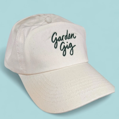 Embroidered Garden Gig Cap