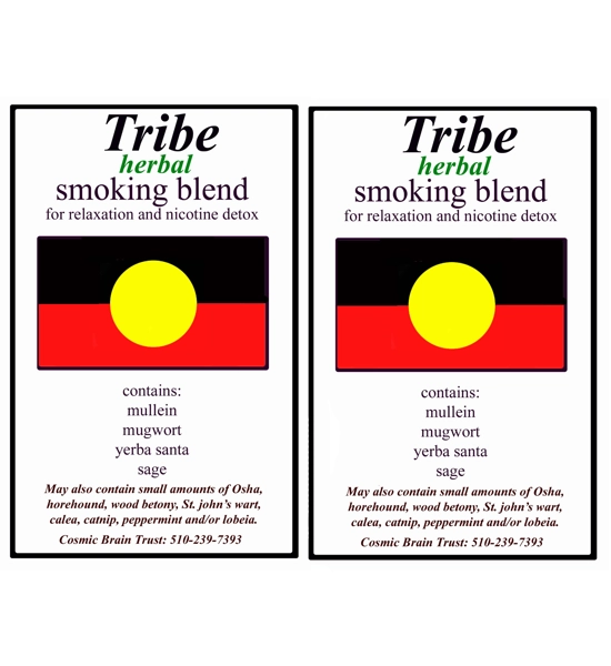 Natural herbal smoking blend