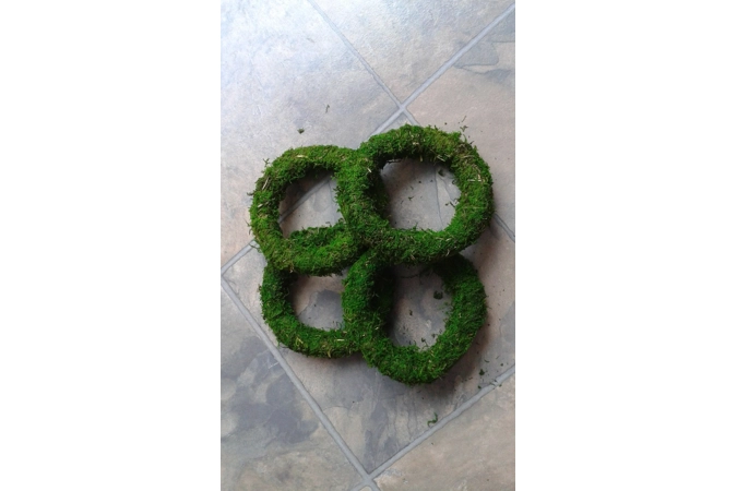 8" Moss Effect Wreath Ring 8" Moss Effect Wreath Ring