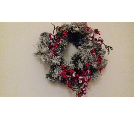 Snowy Christmas Wreath