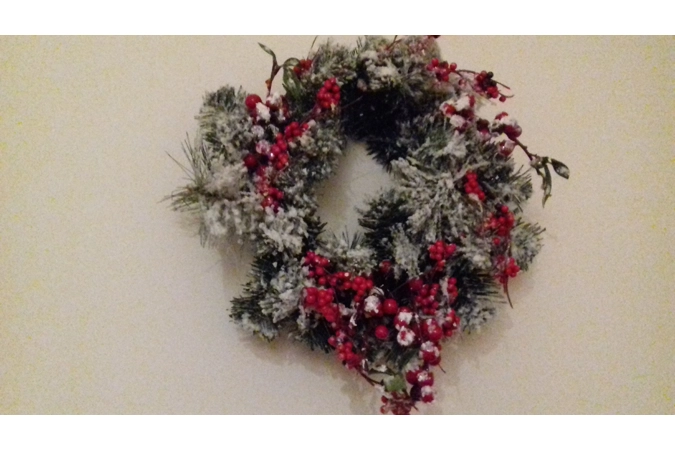 Snowy Christmas Wreath