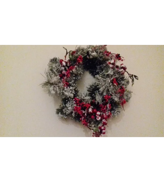 Snowy Christmas Wreath