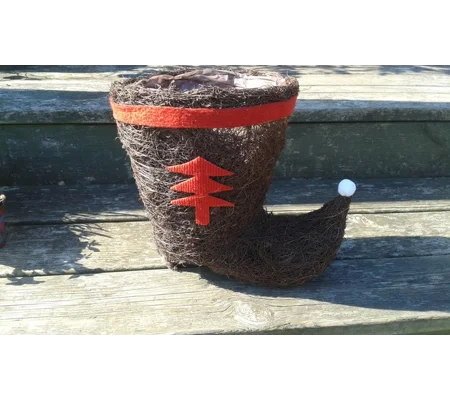 Christmas Boot Planter
