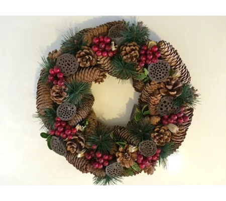 Cone Christmas Wreath
