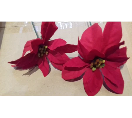 Artificial Poinsettia Flowers