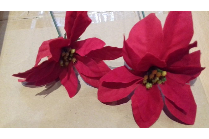 Artificial Poinsettia Flowers