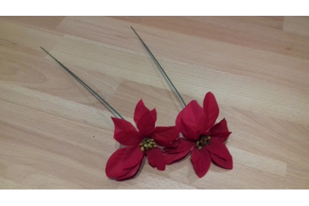 Artificial Poinsettia Flowers