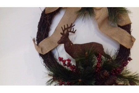 Reindeer Christmas Wreath Reindeer Christmas Wreath