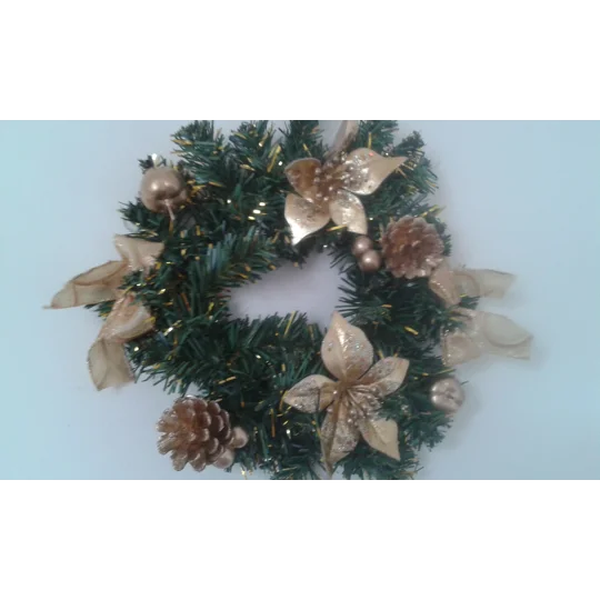 Gold Christmas Wreath