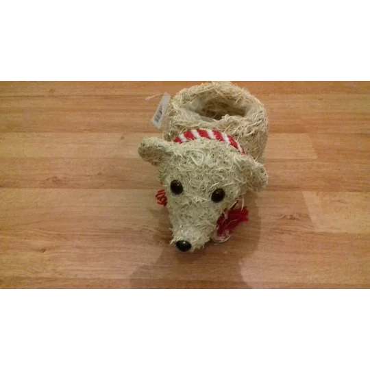 Polar Bear Christmas Planter