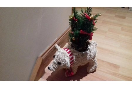 Polar Bear Christmas Planter Polar Bear Christmas Planter